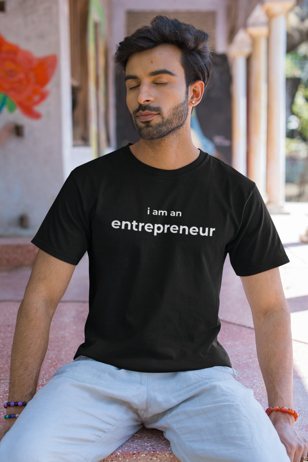 I Am An Entrepreneur Black Tshirt