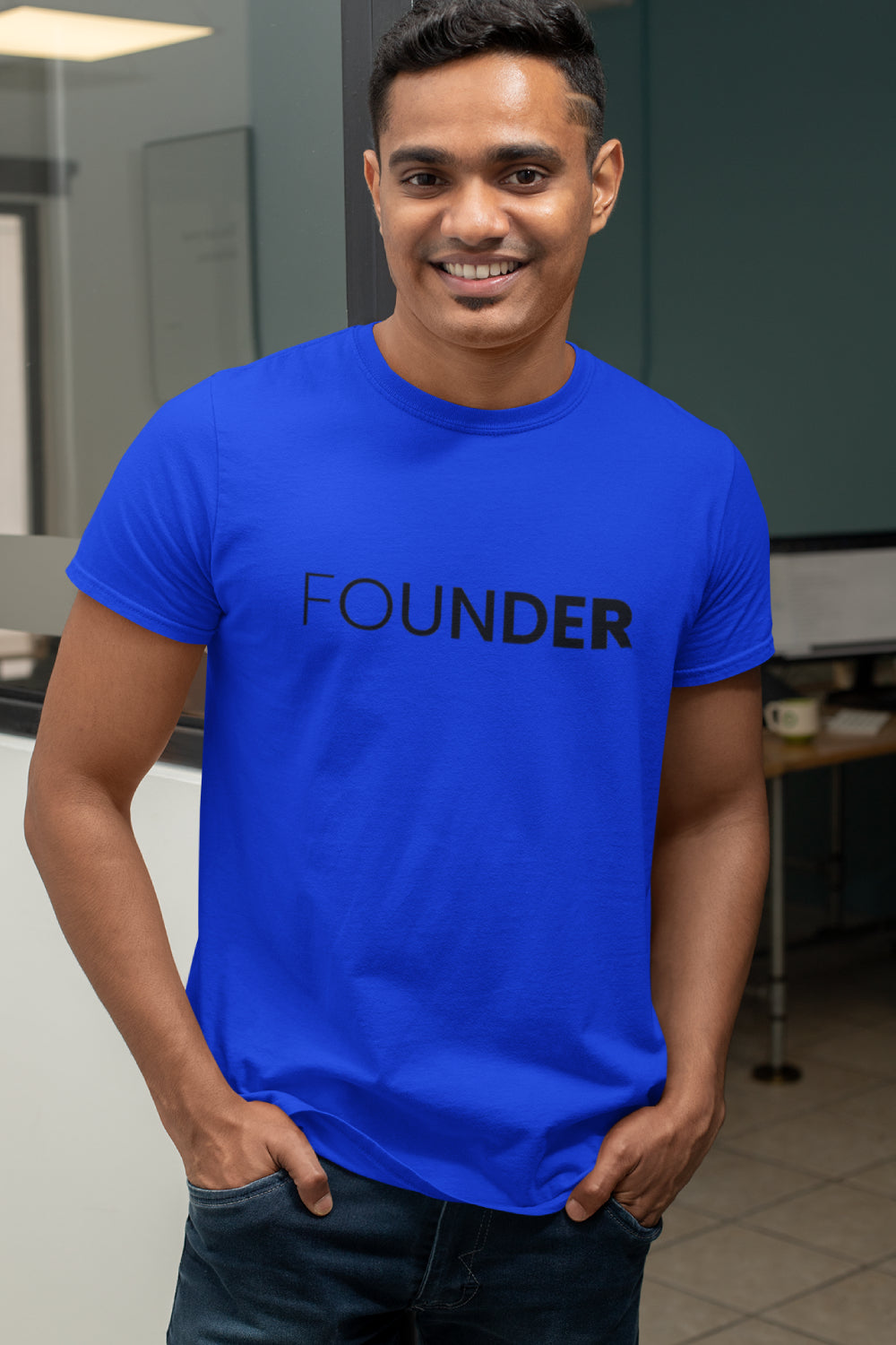 Founder Blue Tshirt