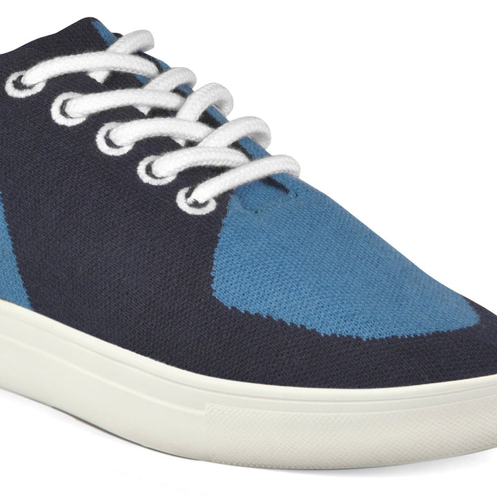 Linen Sneakers | Blue-Navy | Men