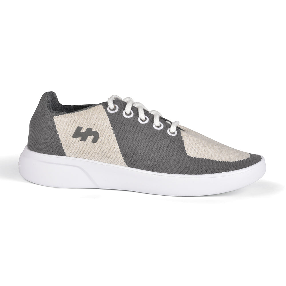 Linen Sneakers | Grey-Natural | Men