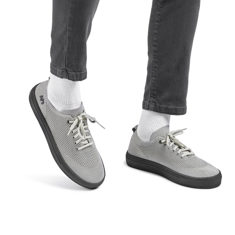 Ellipsis - Breathable Sneakers | Ash | Men
