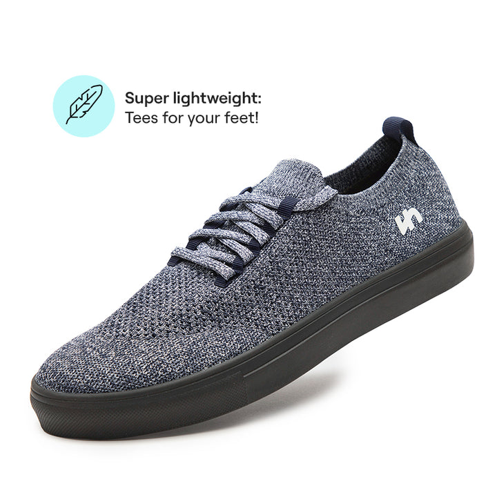 Luft - Ultralight Sneakers | Azure Blue Melange | Men